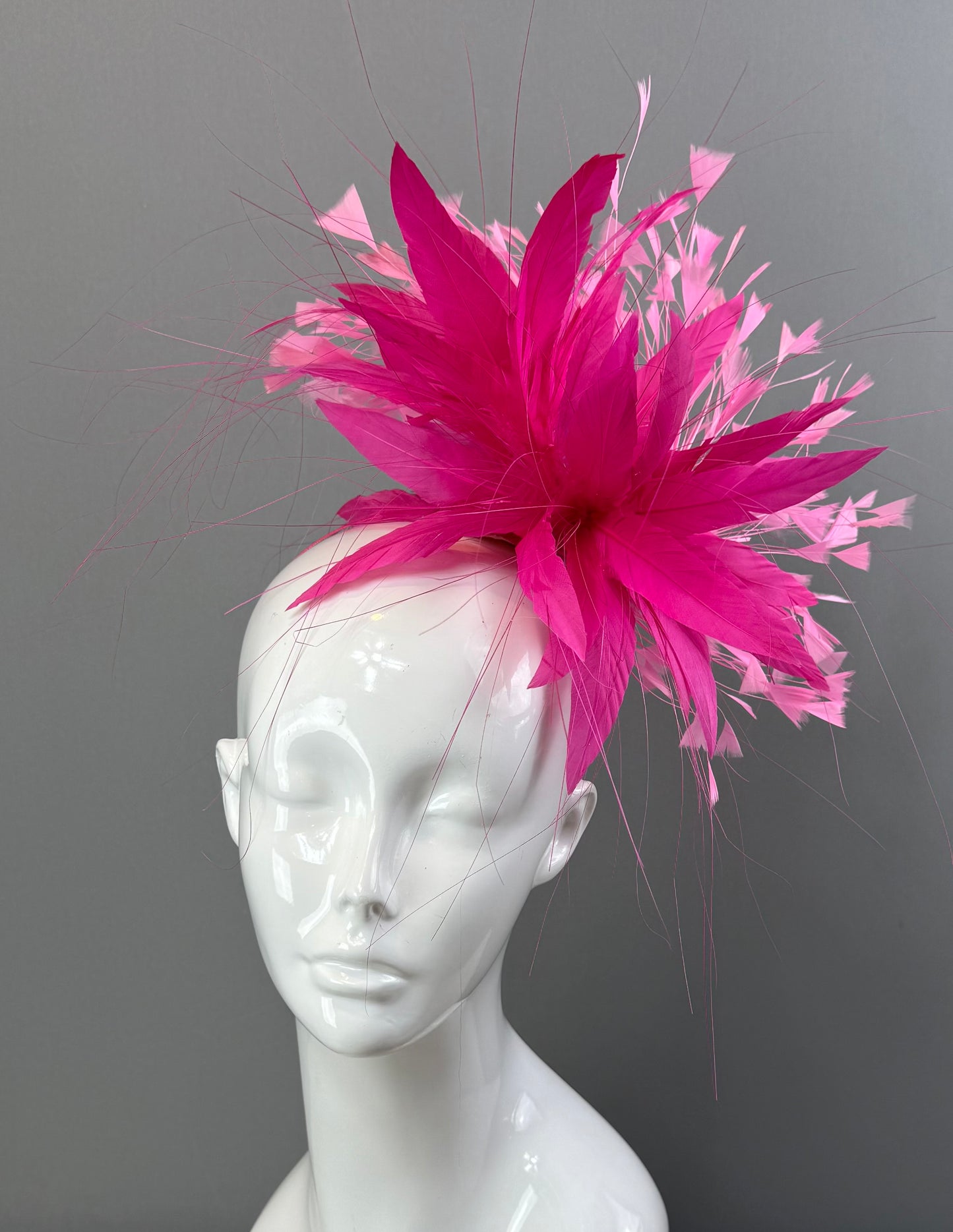 Pink on pink Kentucky Derby Fascinator