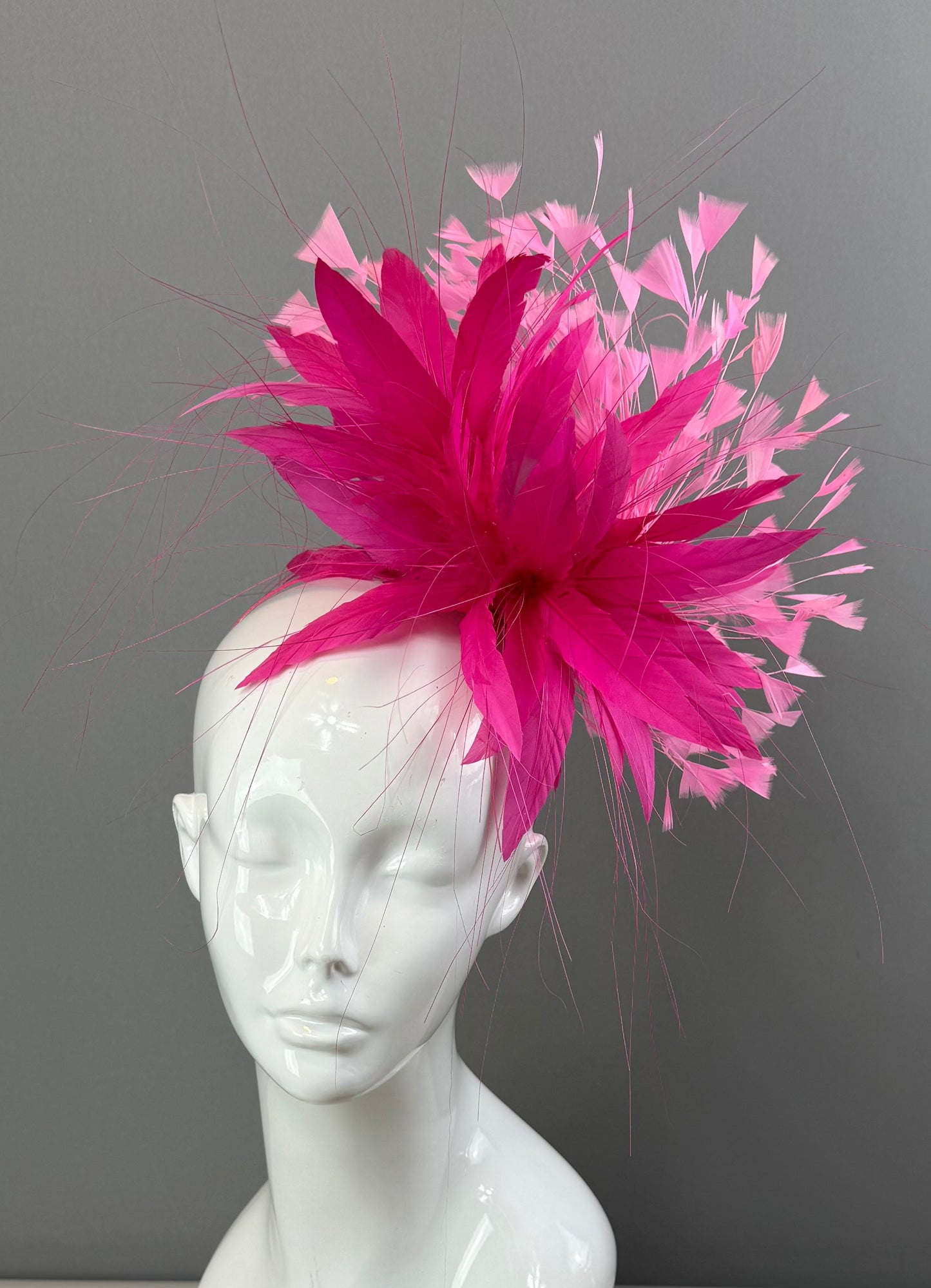Pink on pink Kentucky Derby Fascinator