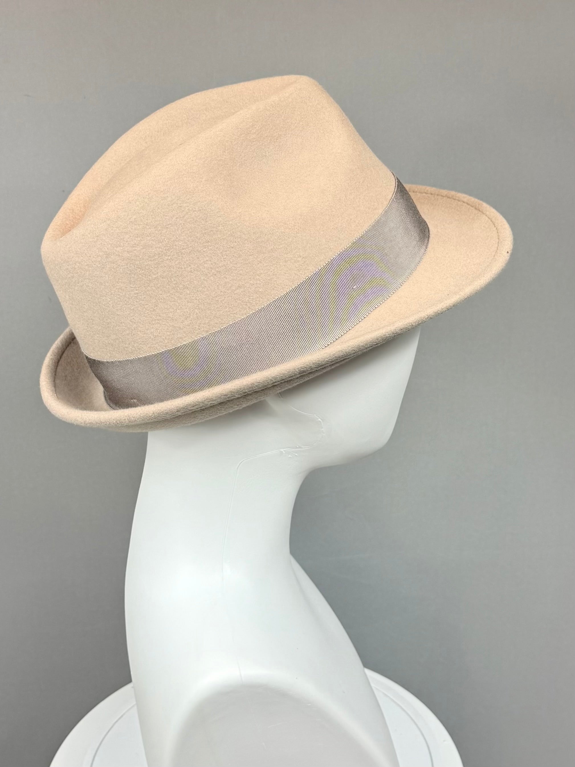 Kentucky Derby Men’s Hat | Gray Felt Fedora, Gray Trim Hat| Derbyologie