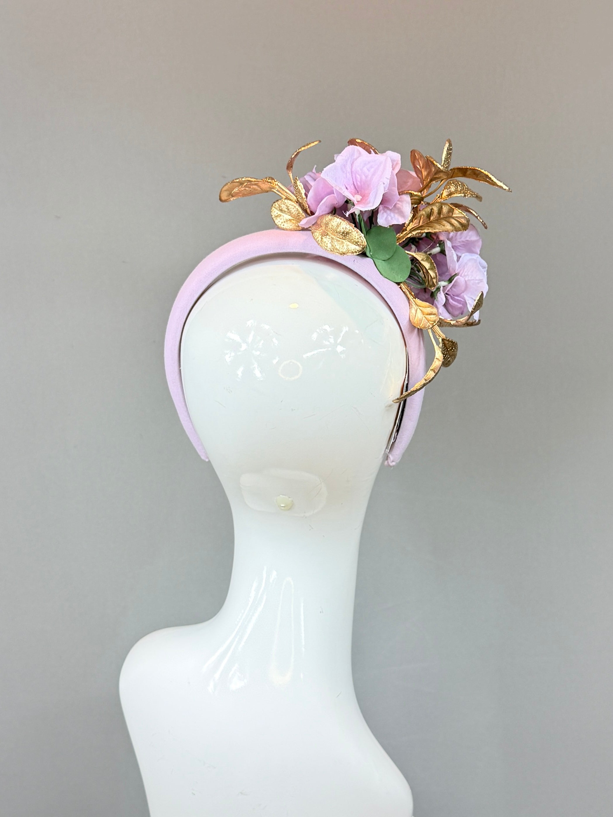 Kentucky Derby Fascinator Hat | purple and gold Headband Hat | Derbyologie