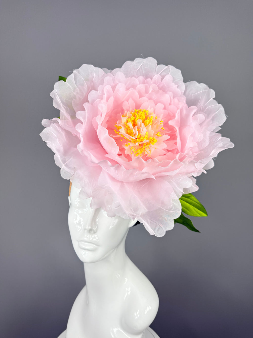 Kentucky Derby Fascinator Hat | Pink and Green Floral Headpiece | Derbyologie