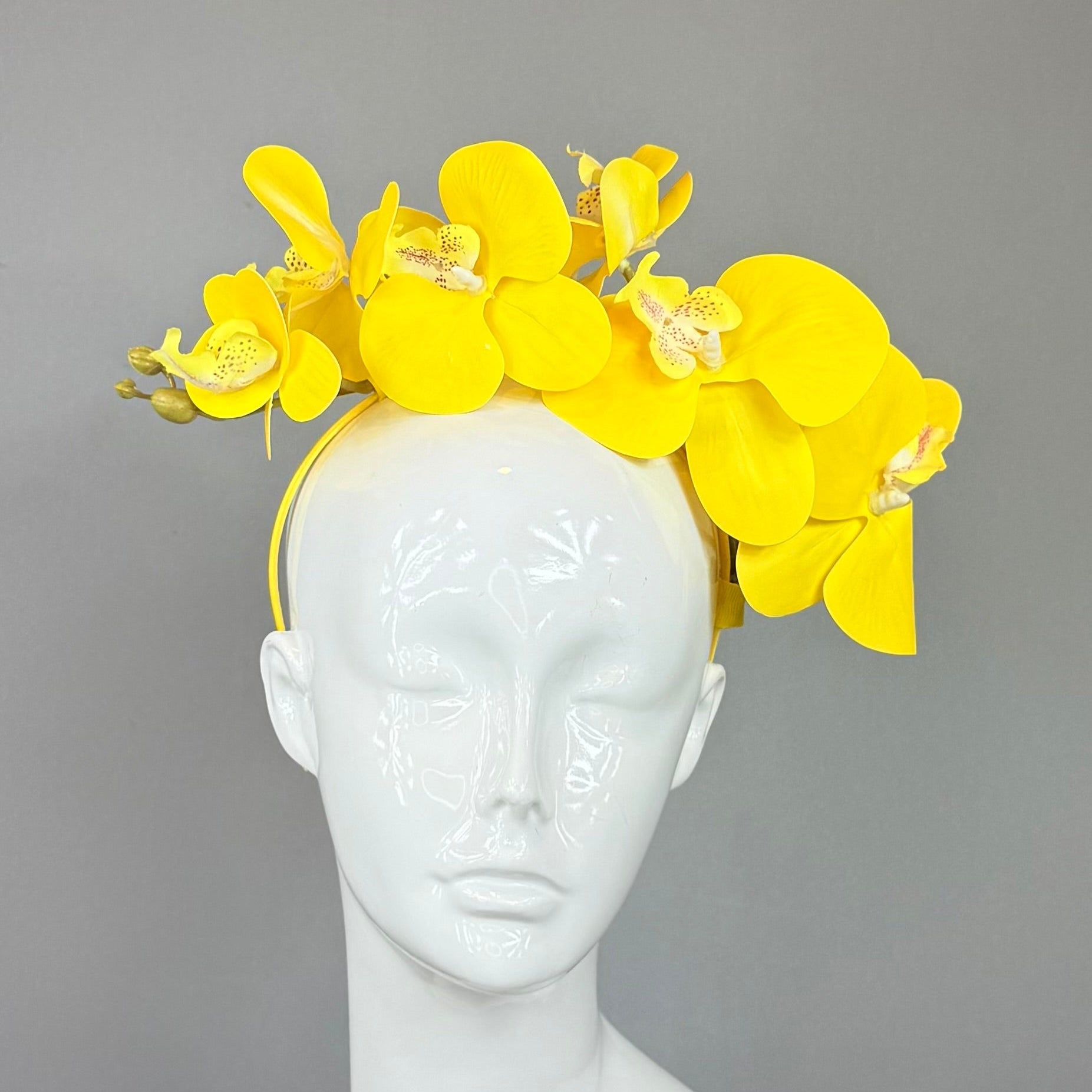 Kentucky Derby Fascinator Hat | Yellow Flower Headpiece| Derbyologie