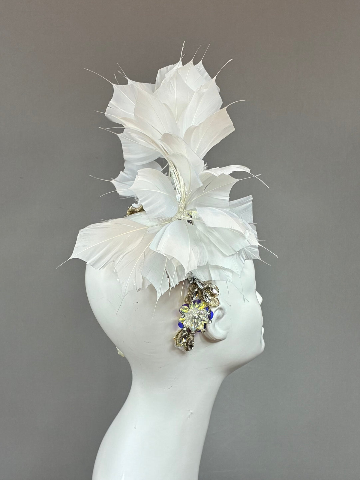 White Derby Fascinator, Kentucky Derby Hat Alternative, Kentucky derby hat