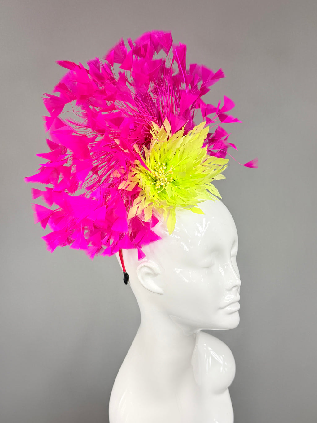 Kentucky Derby Fascinator Hat | Pink and Green Headpiece | Derbyologie