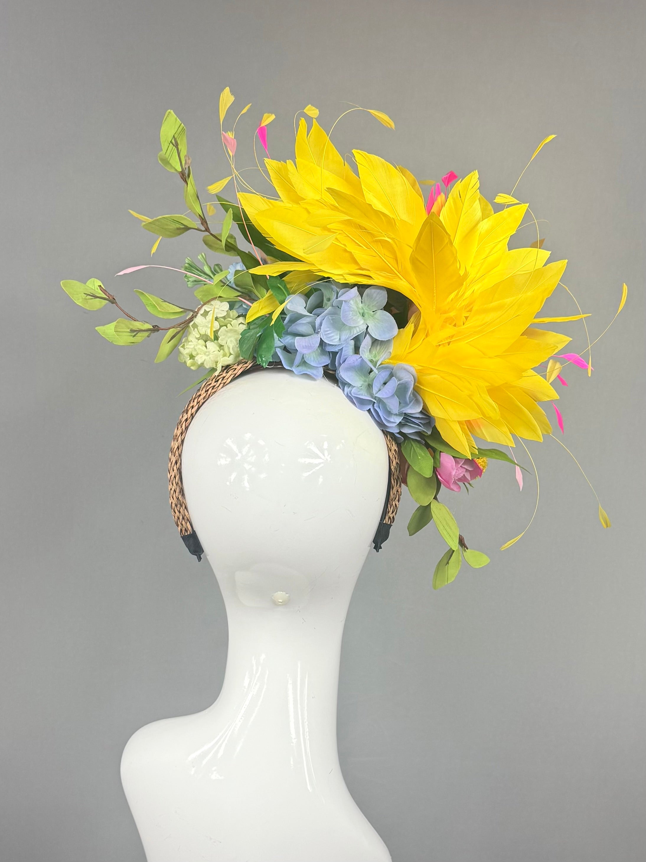 Kentucky Derby Fascinator Hat | colorful spring bouquet Headband Hat | Derbyologie