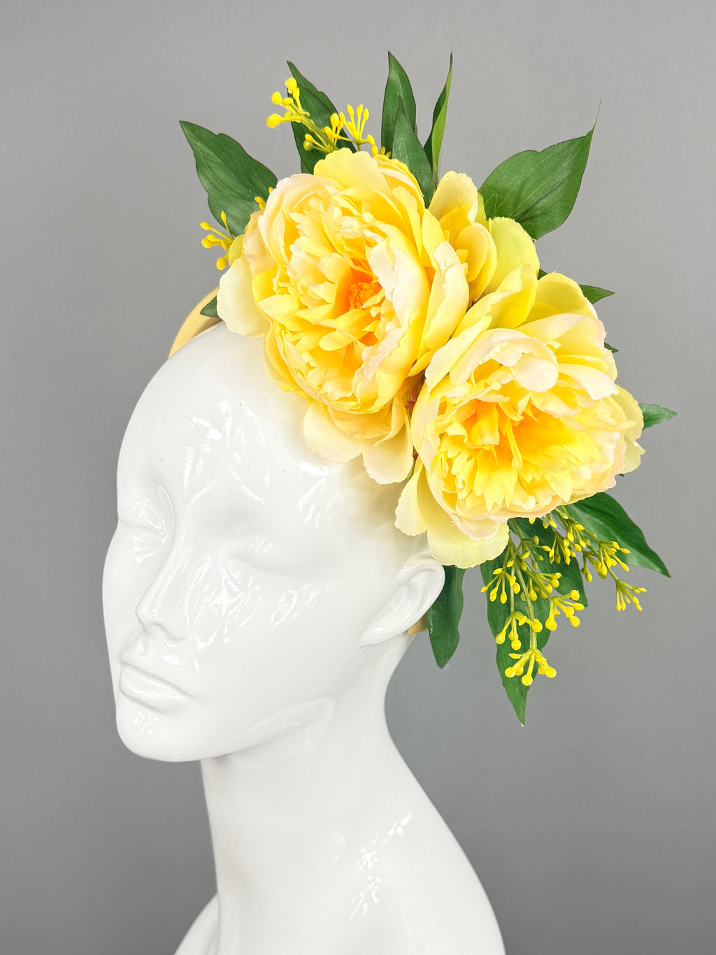 Kentucky Derby Fascinator Hat | Green, and Yellow Headpiece | Derbyologie