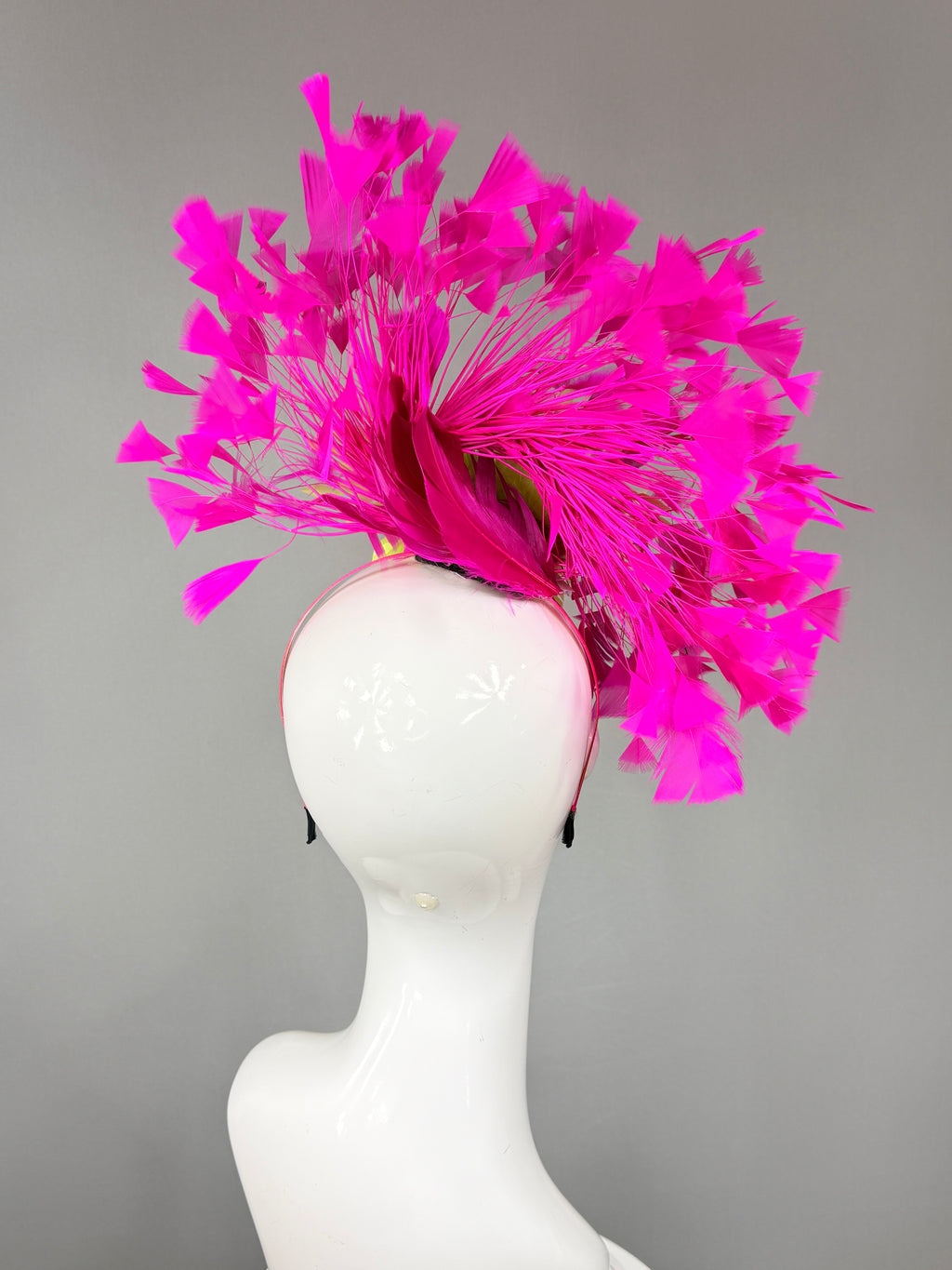 Kentucky Derby Fascinator Hat | Pink and Green Headpiece | Derbyologie