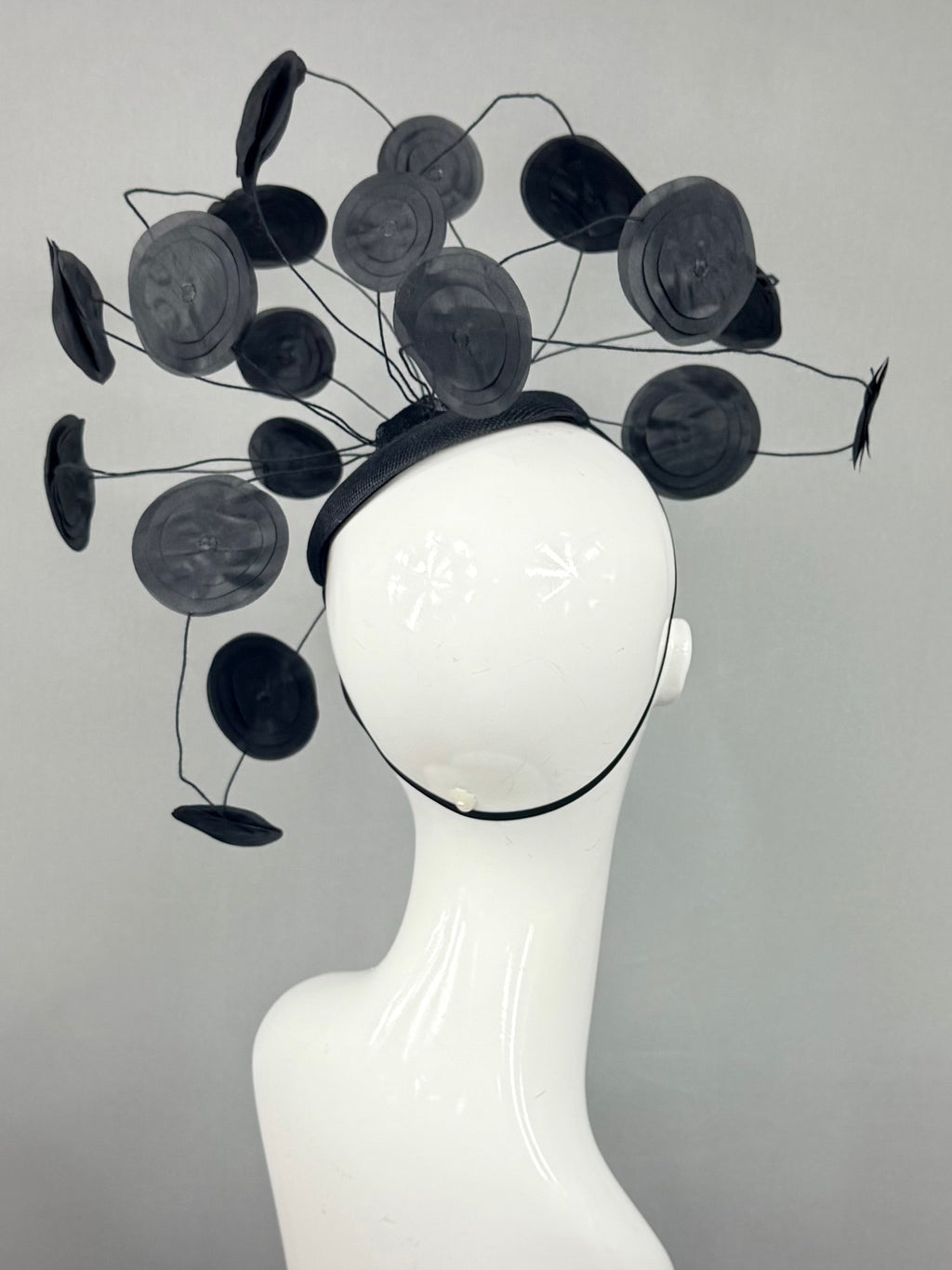 Kentucky Derby Fascinator Hat |Black Headband Hat | Derbyologie