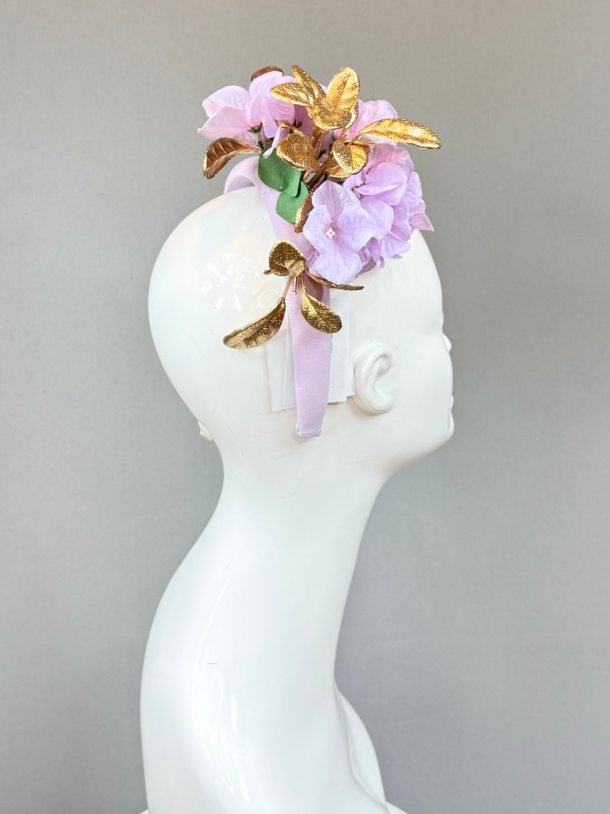 Kentucky Derby Fascinator Hat | purple and gold Headband Hat | Derbyologie