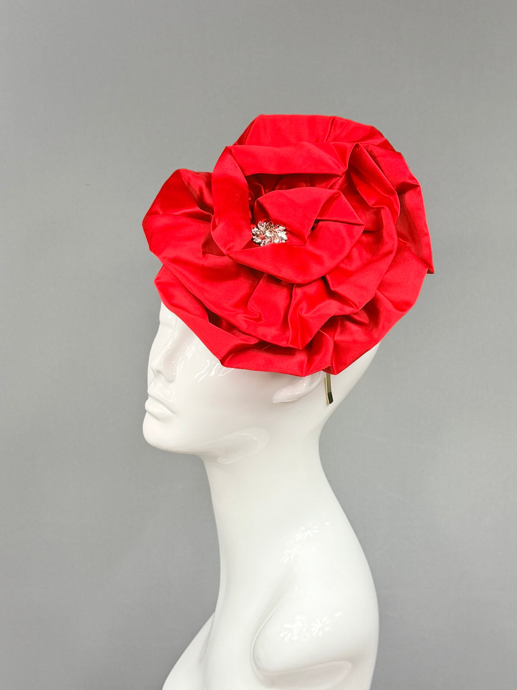 Kentucky Derby Fascinator Hat |Red Headband Hat | Derbyologie