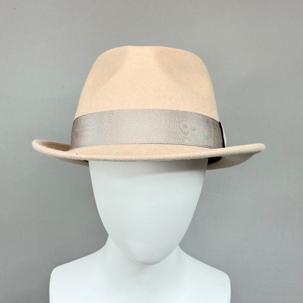 Kentucky Derby Men’s Hat | Gray Felt Fedora, Gray Trim Hat| Derbyologie