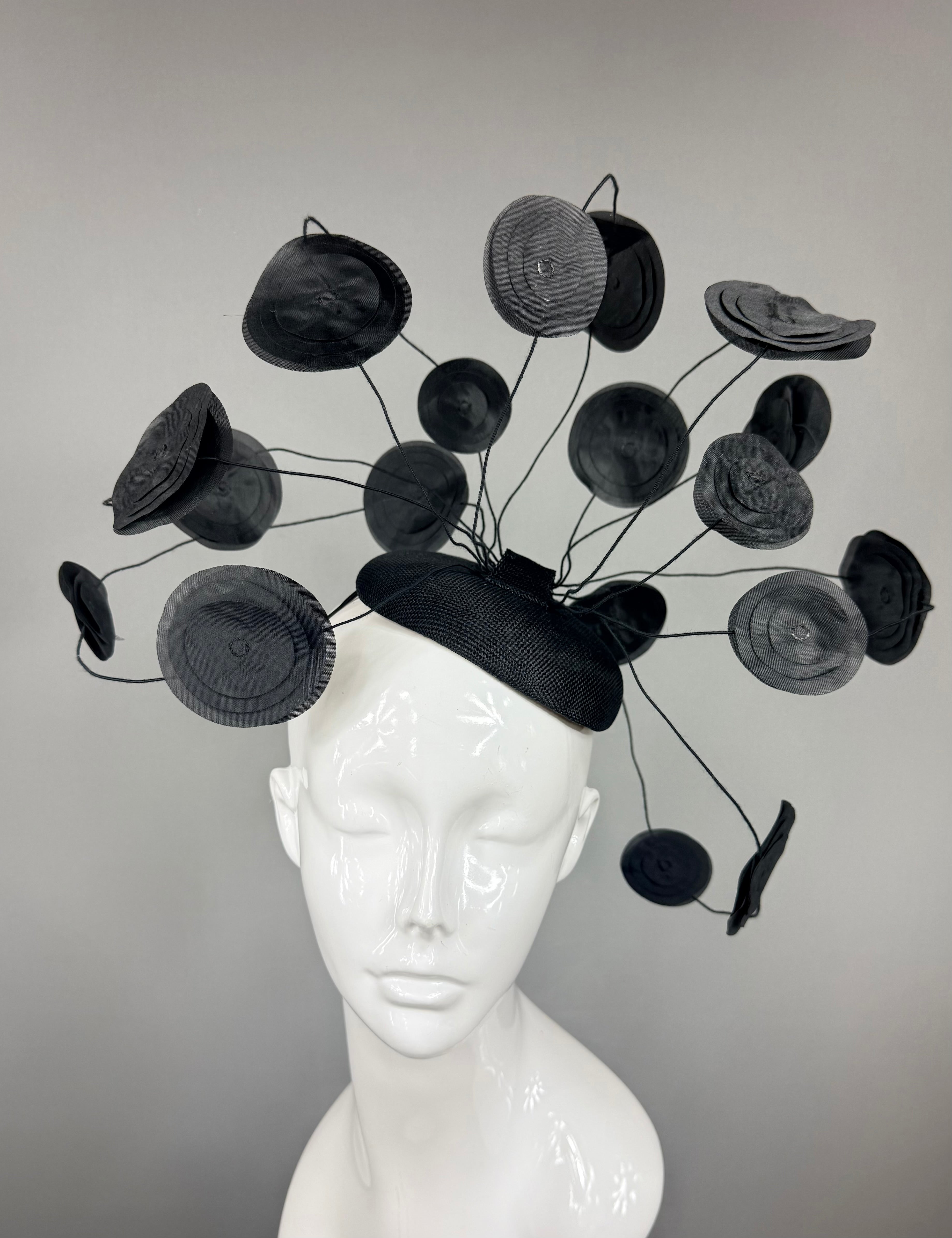 Kentucky Derby Fascinator Hat |Black Headband Hat | Derbyologie