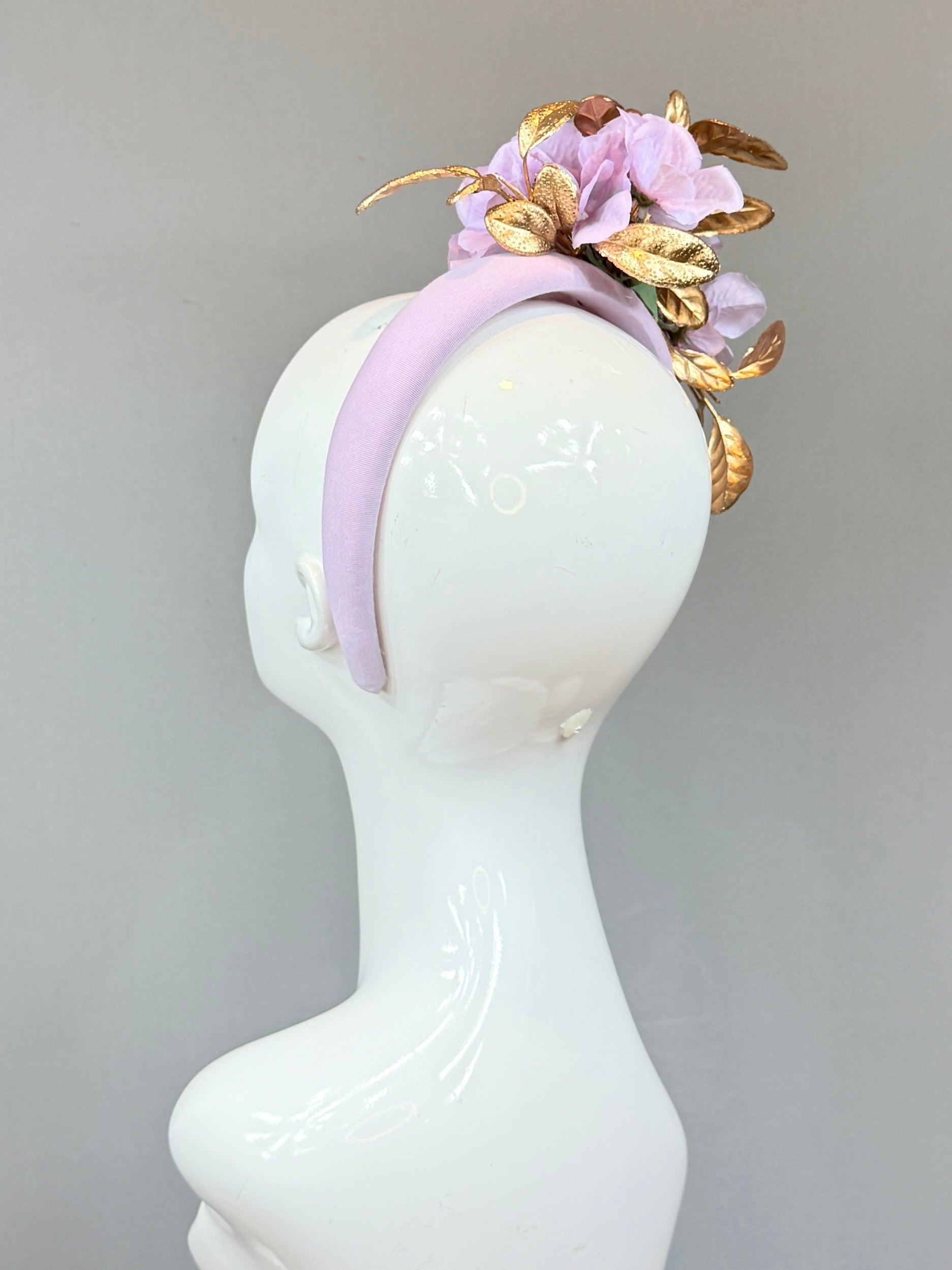 Kentucky Derby Fascinator Hat | purple and gold Headband Hat | Derbyologie
