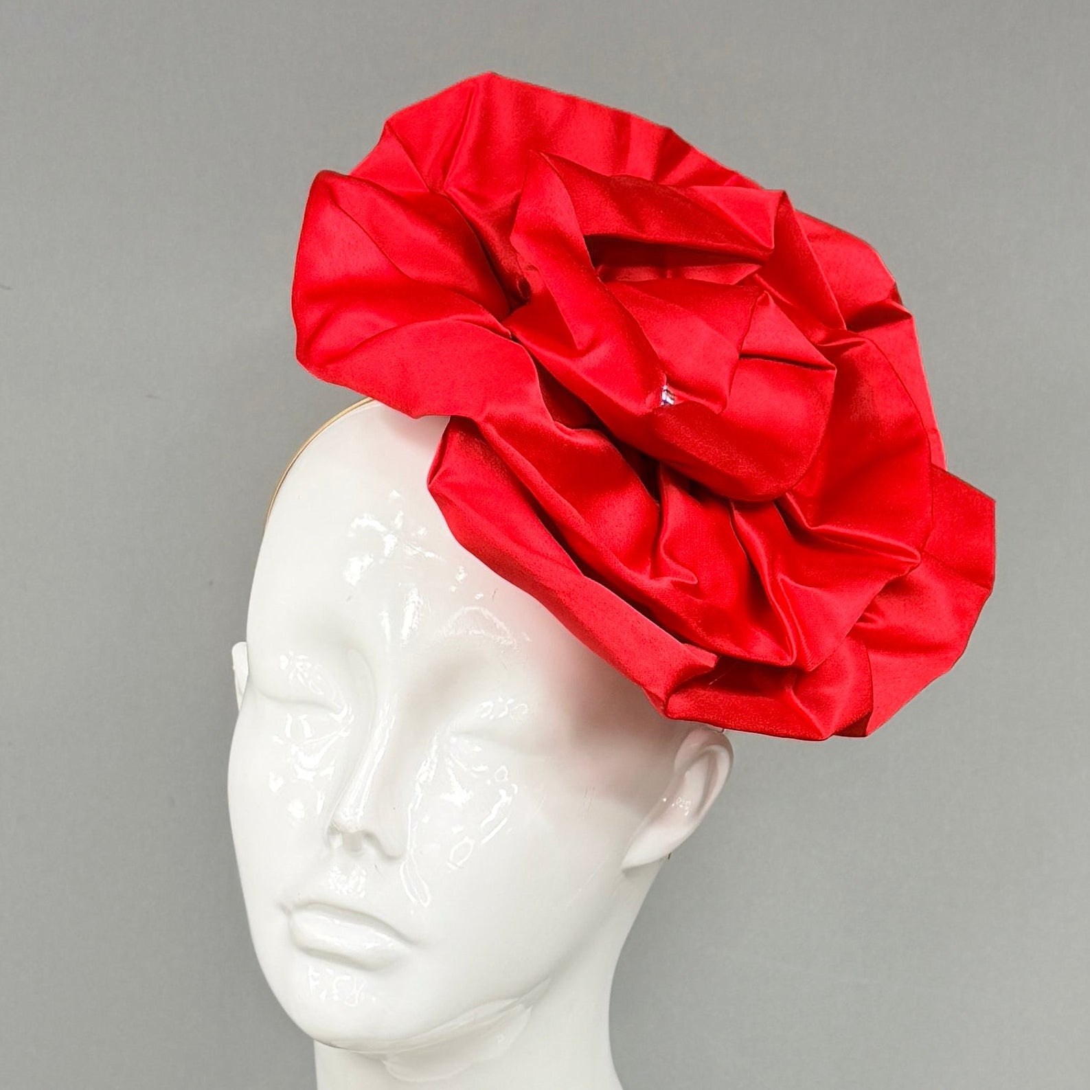 Kentucky Derby Fascinator Hat |Red Headband Hat | Derbyologie