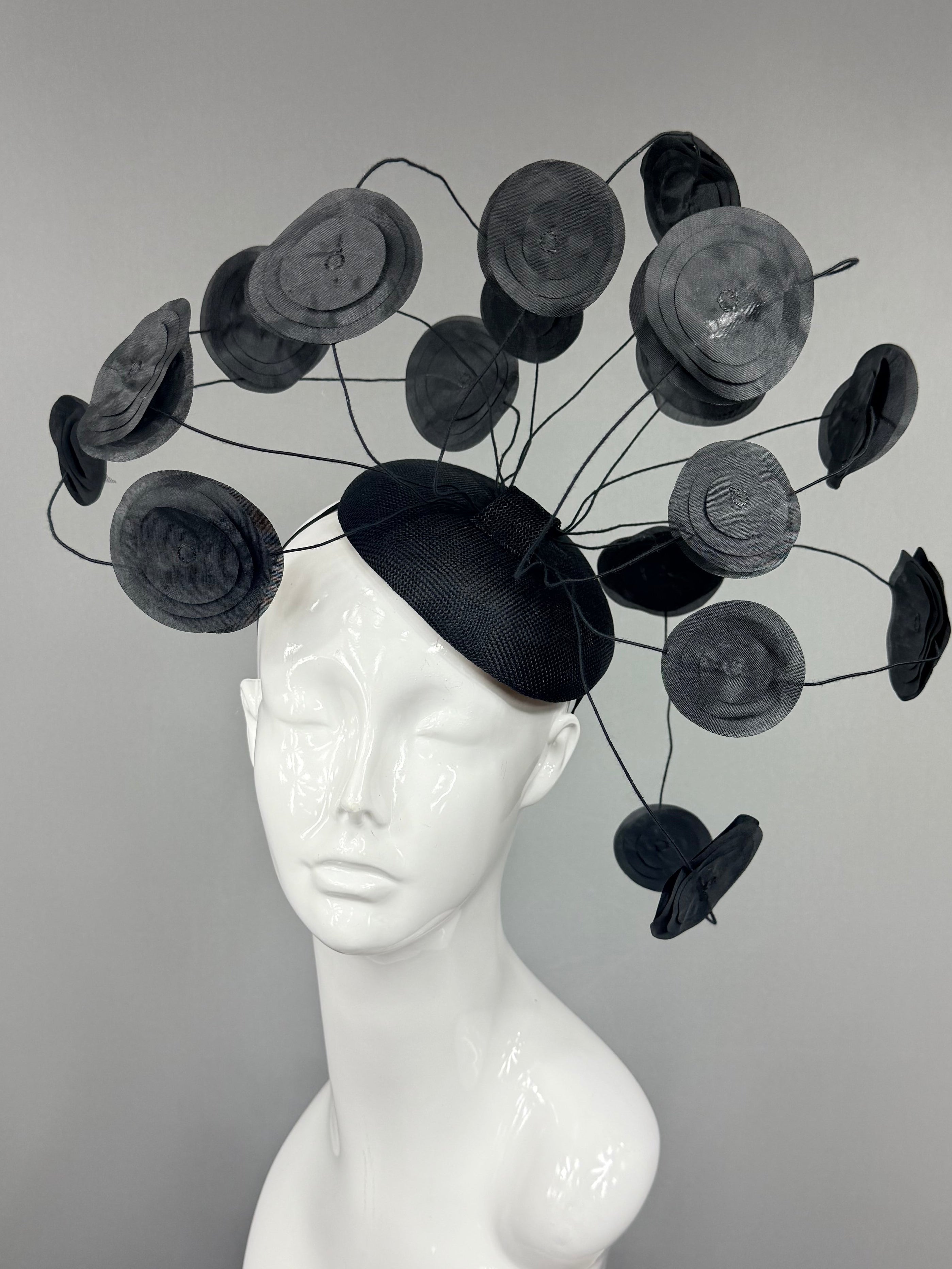 Kentucky Derby Fascinator Hat |Black Headband Hat | Derbyologie