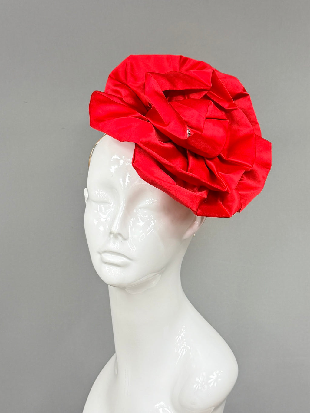 Kentucky Derby Fascinator Hat |Red Headband Hat | Derbyologie