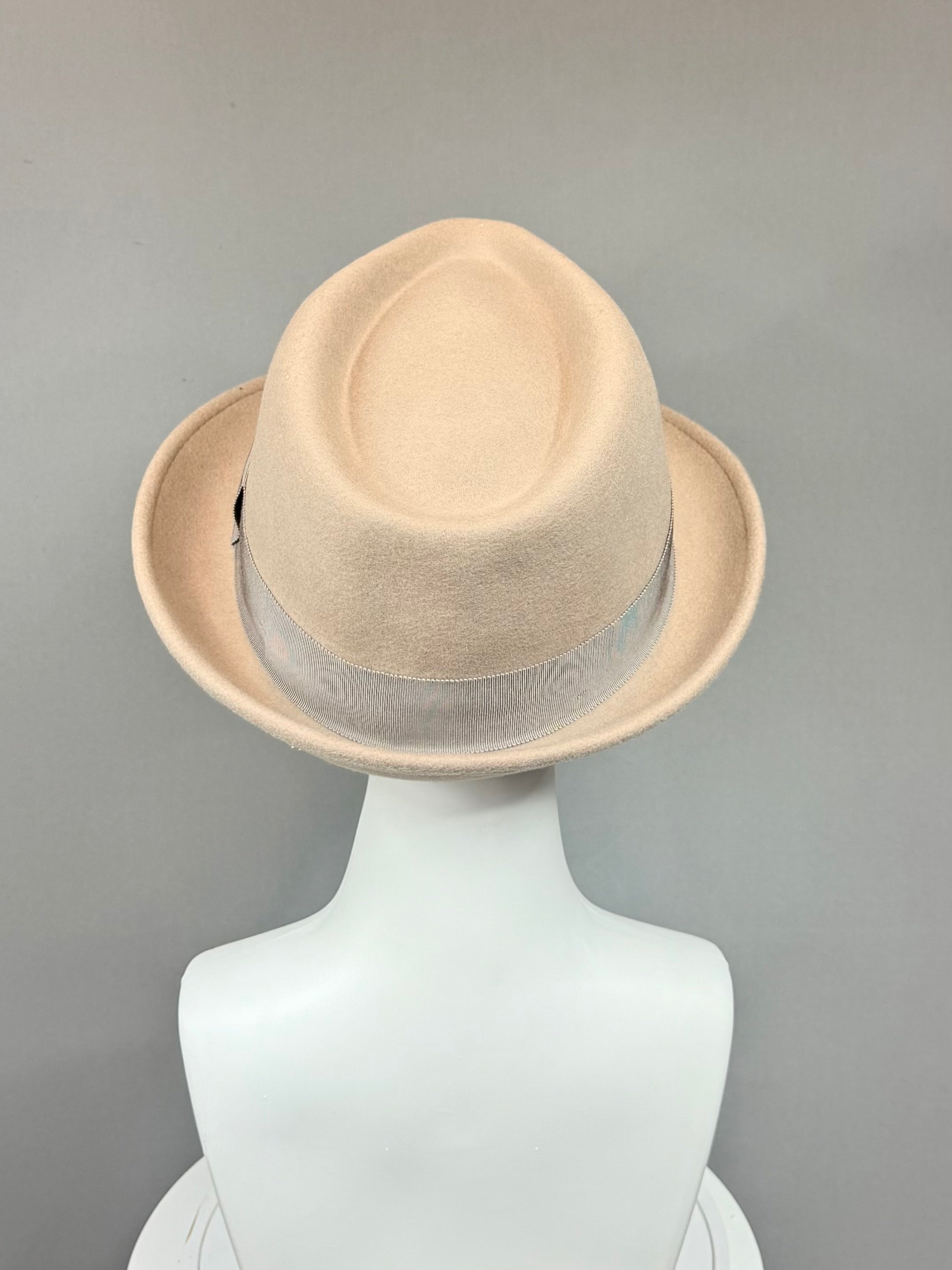 Kentucky Derby Men’s Hat | Gray Felt Fedora, Gray Trim Hat| Derbyologie