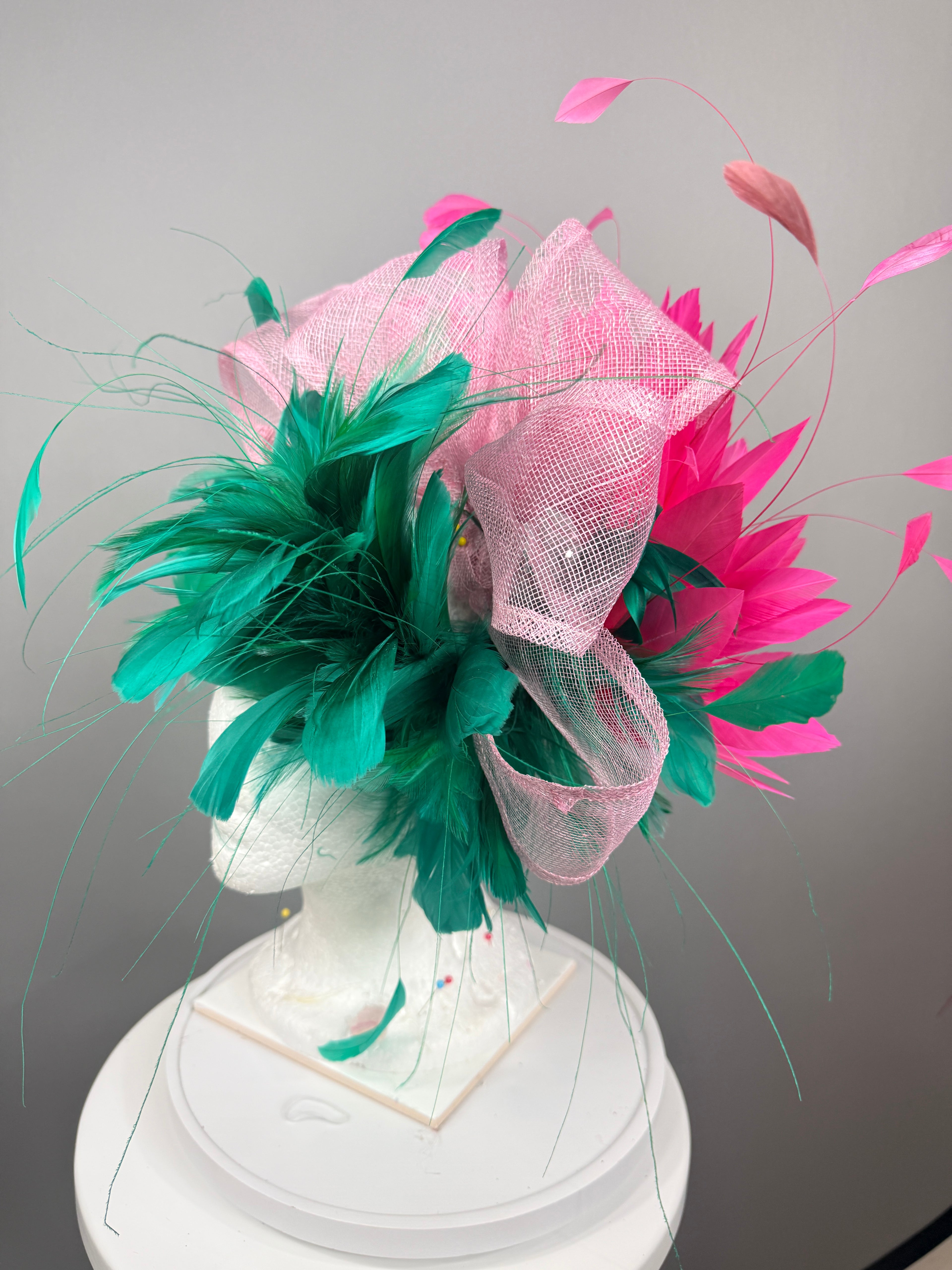 Kentucky Derby Fascinator Hat | custom for Sarah Headpiece | Derbyologie