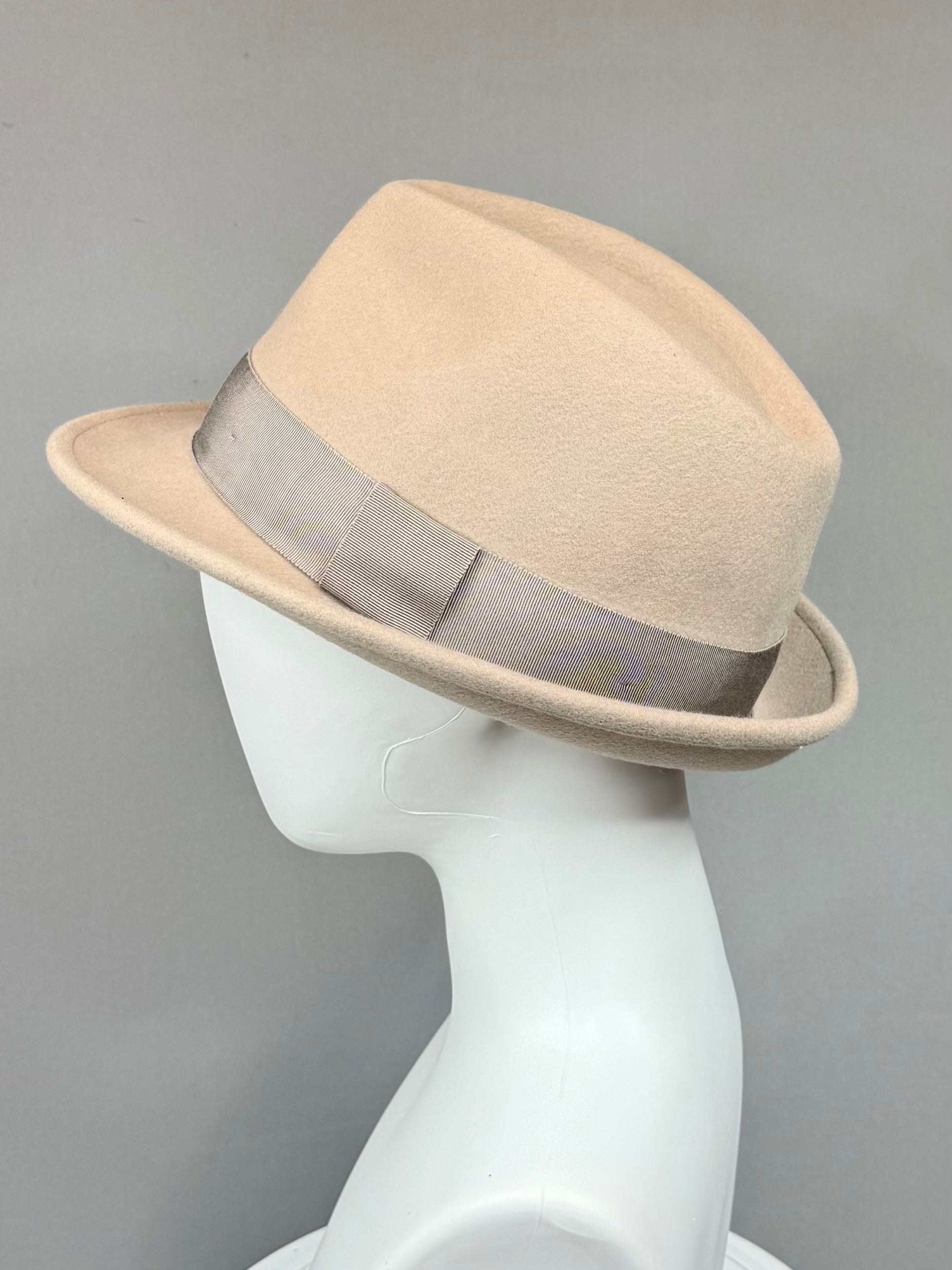 Kentucky Derby Men’s Hat | Gray Felt Fedora, Gray Trim Hat| Derbyologie