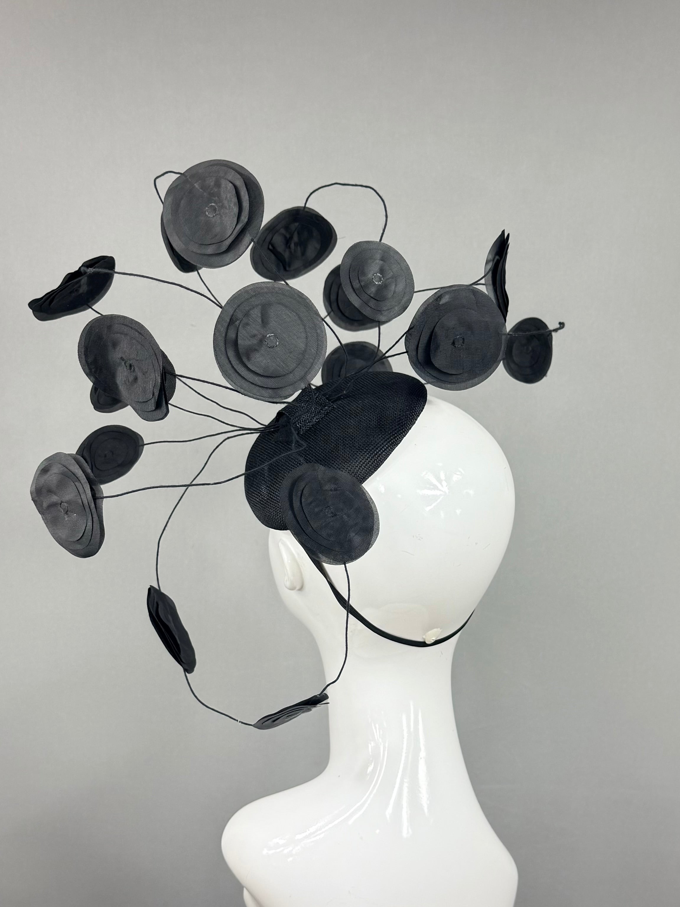 Kentucky Derby Fascinator Hat |Black Headband Hat | Derbyologie