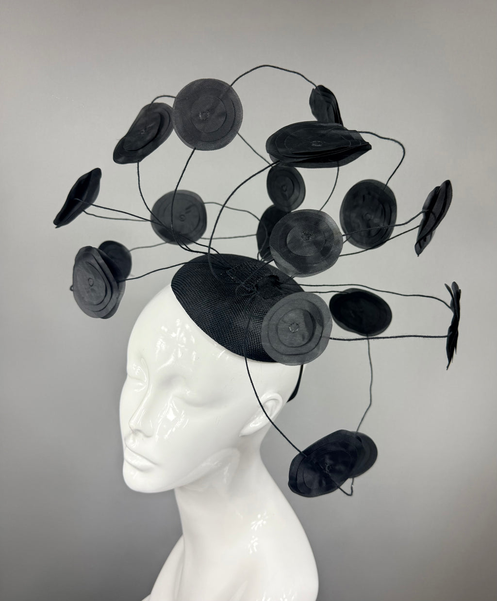 Kentucky Derby Fascinator Hat |Black Headband Hat | Derbyologie