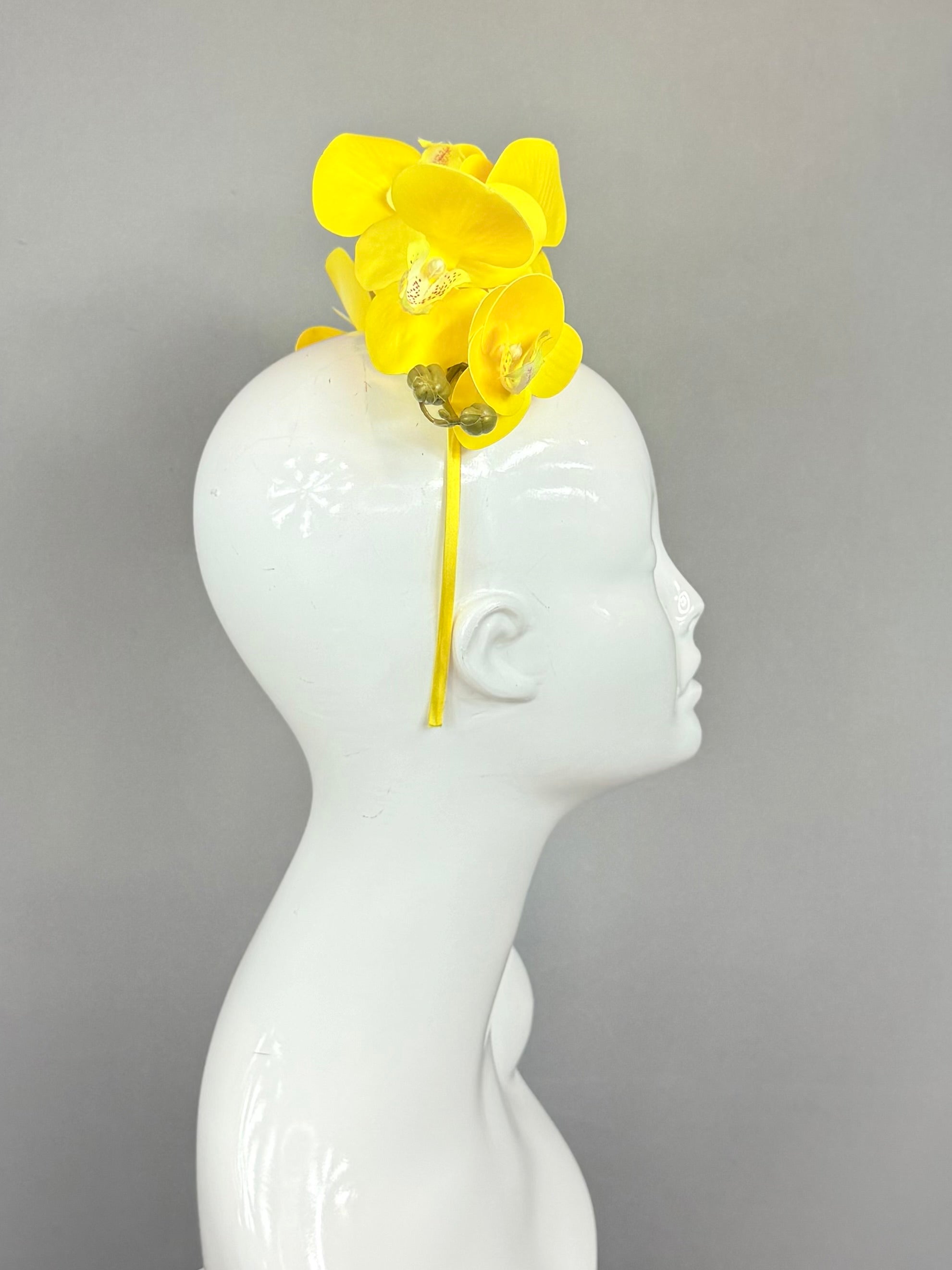 Kentucky Derby Fascinator Hat | Yellow Flower Headpiece| Derbyologie