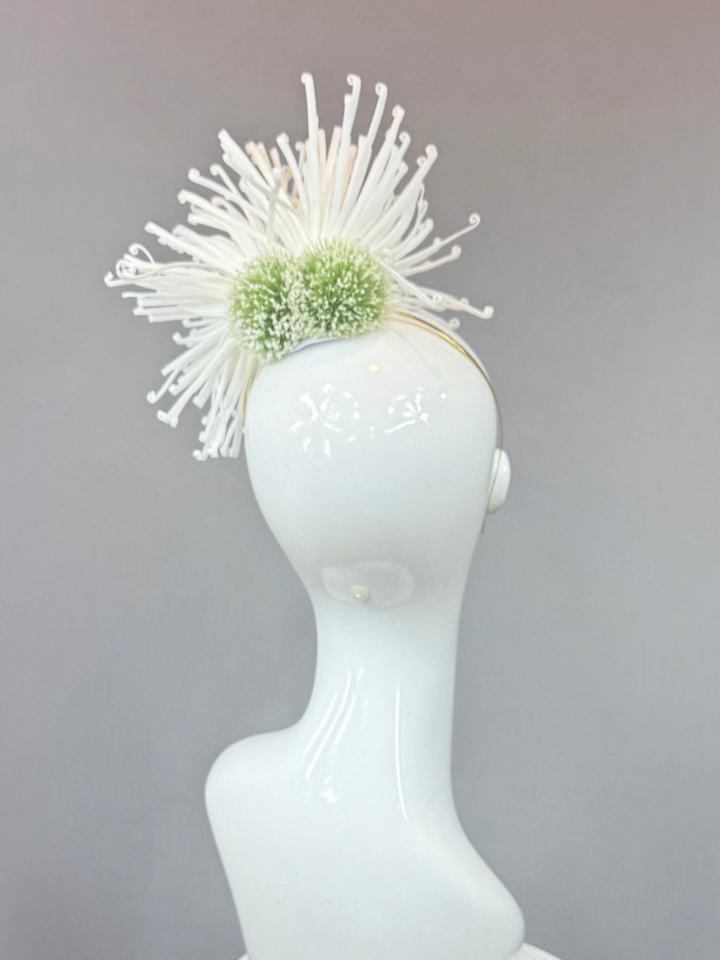 Kentucky Derby Fascinator Hat | White Headband Hat | Derbyologie