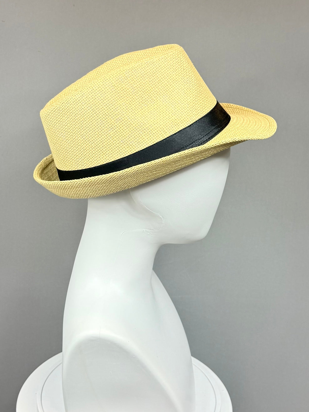 Kentucky Derby Men’s Hat | Straw Fedora, Lilac Feather Hat| Derbyologie