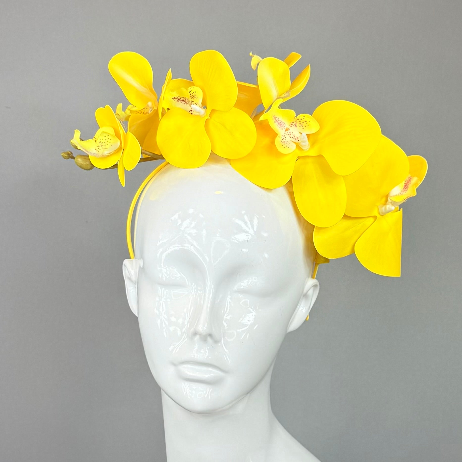 Kentucky Derby Fascinator Hat | Yellow Flower Headpiece| Derbyologie