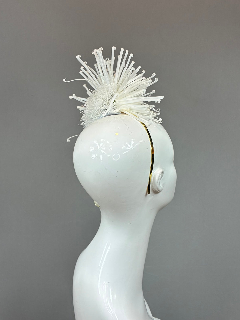 Kentucky Derby Fascinator Hat | White Headband Hat | Derbyologie