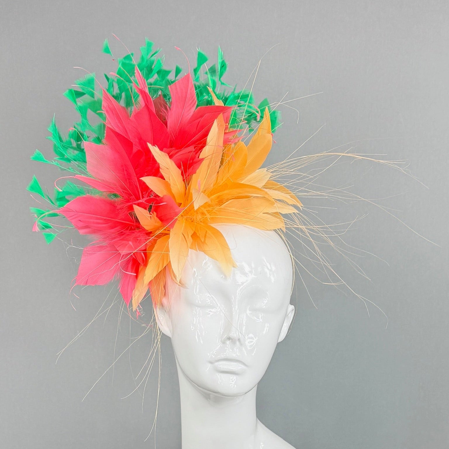 Kentucky Derby Fascinator Hat | Purple, Blue, and White Headpiece | Derbyologie