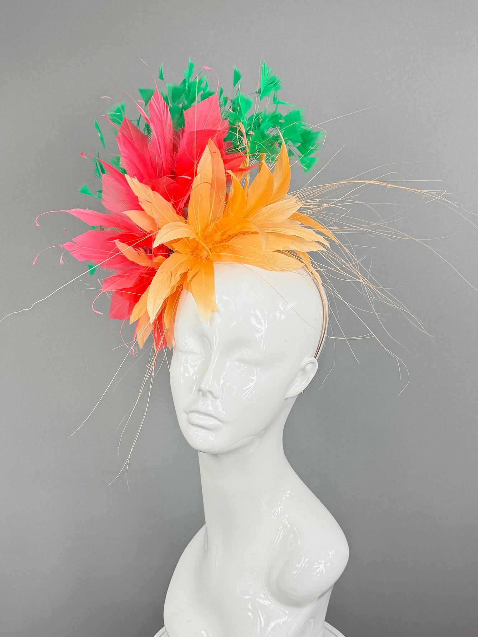 Kentucky Derby Fascinator Hat | Purple, Blue, and White Headpiece | Derbyologie