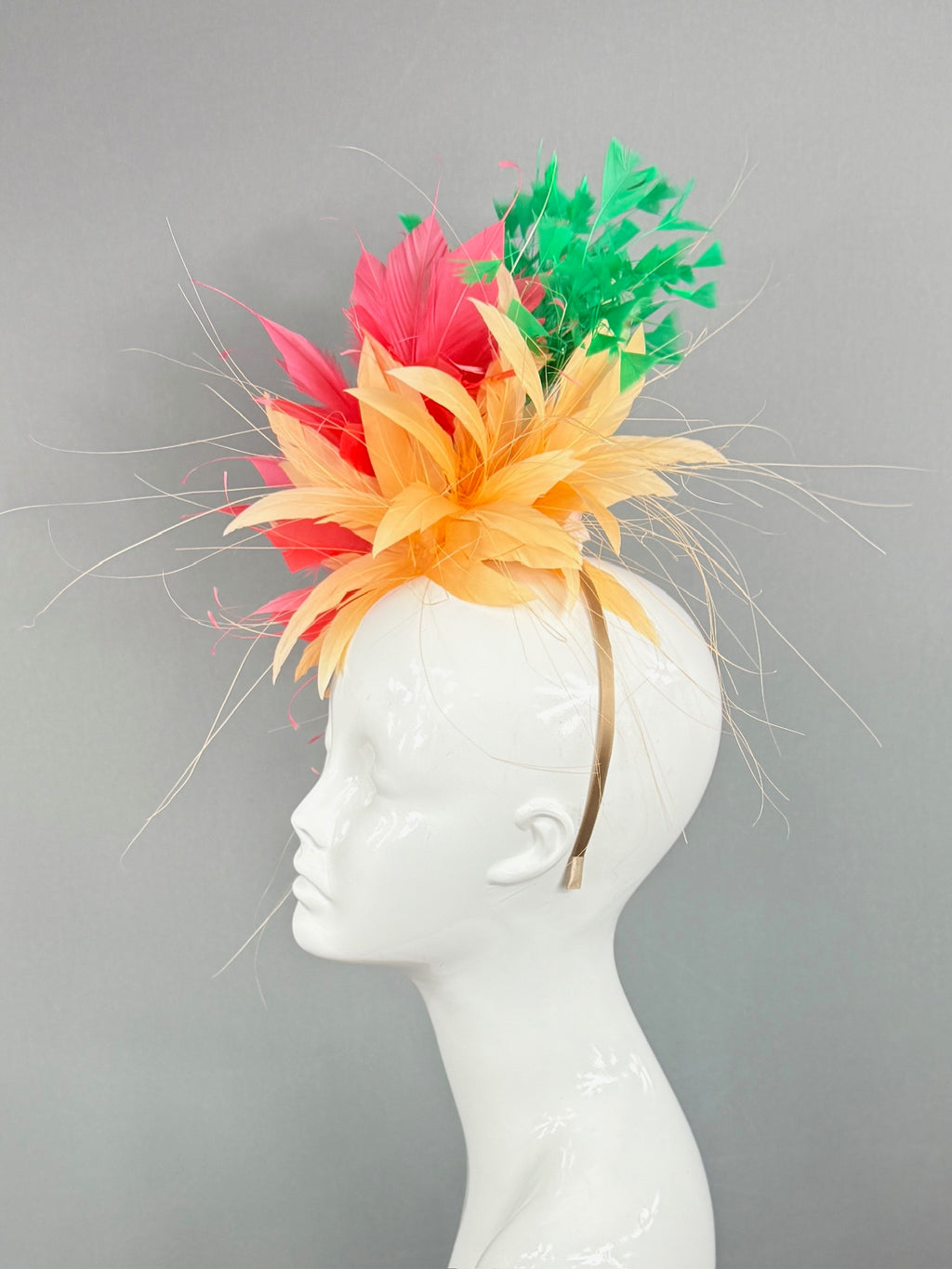 Kentucky Derby Fascinator Hat | Purple, Blue, and White Headpiece | Derbyologie