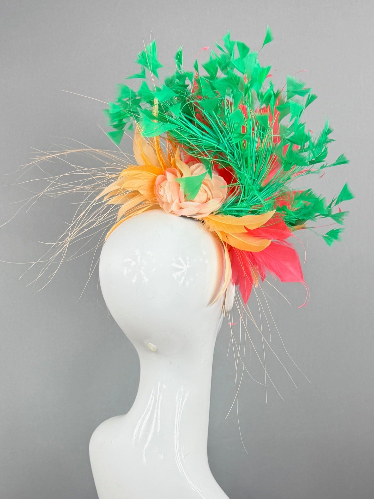 Kentucky Derby Fascinator Hat | Purple, Blue, and White Headpiece | Derbyologie