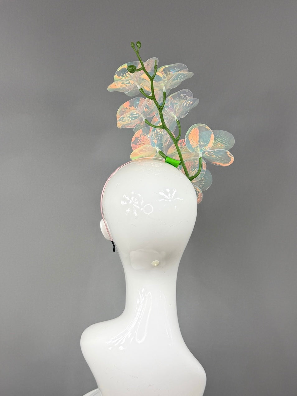 Kentucky Derby Fascinator Hat |  Iridescent orchard Headpiece | Derbyologie