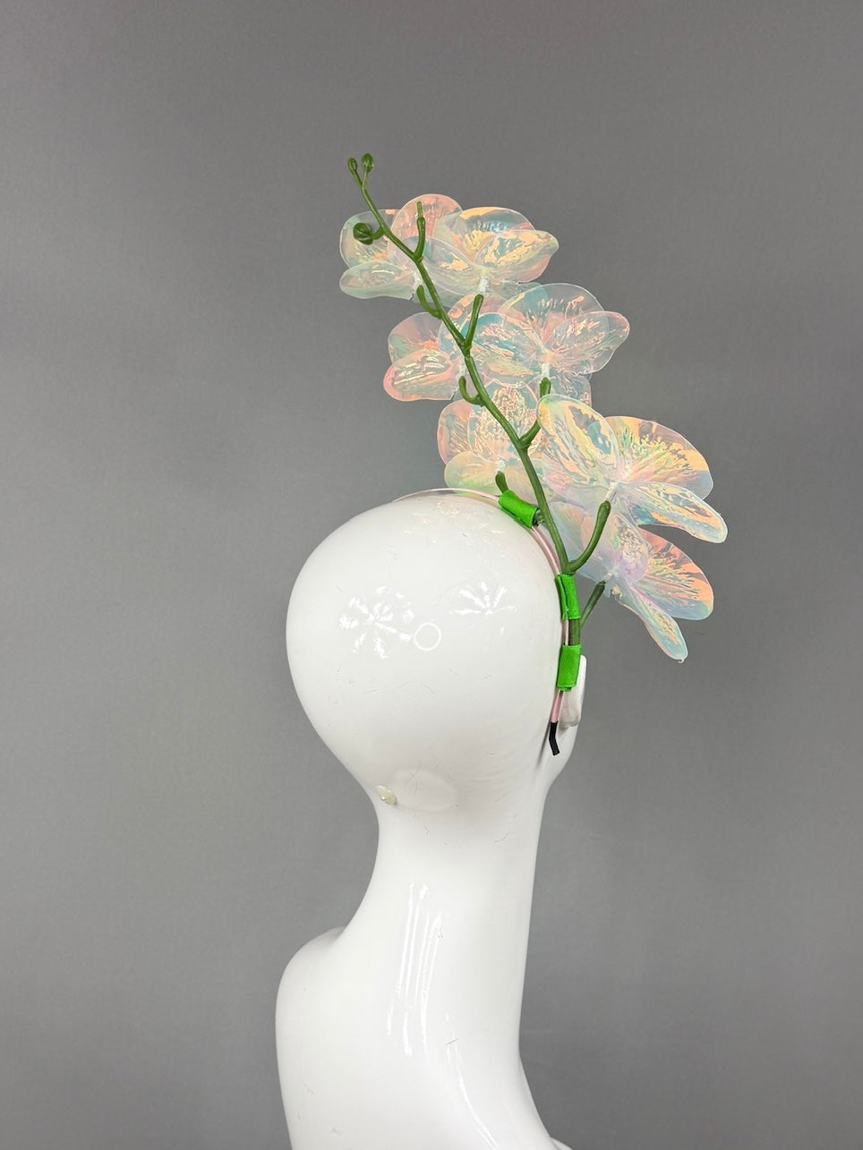 Kentucky Derby Fascinator Hat |  Iridescent orchard Headpiece | Derbyologie