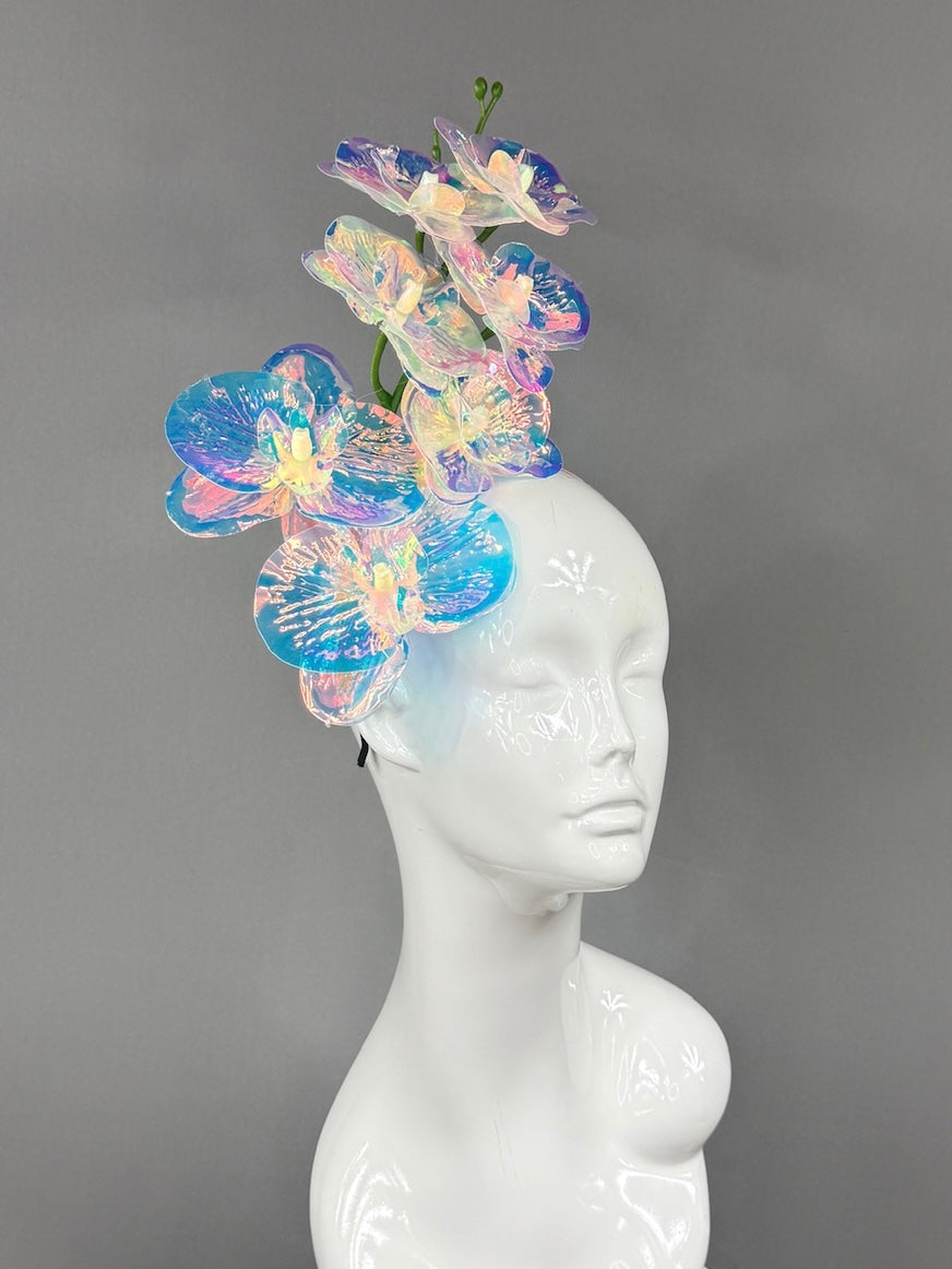 Kentucky Derby Fascinator Hat |  Iridescent orchard Headpiece | Derbyologie