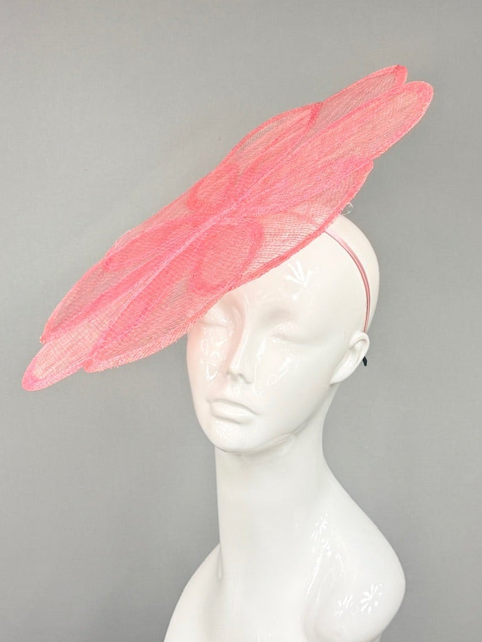 Kentucky Derby Fascinator Hat | Pink Flower Derby Hat | Derbyologie
