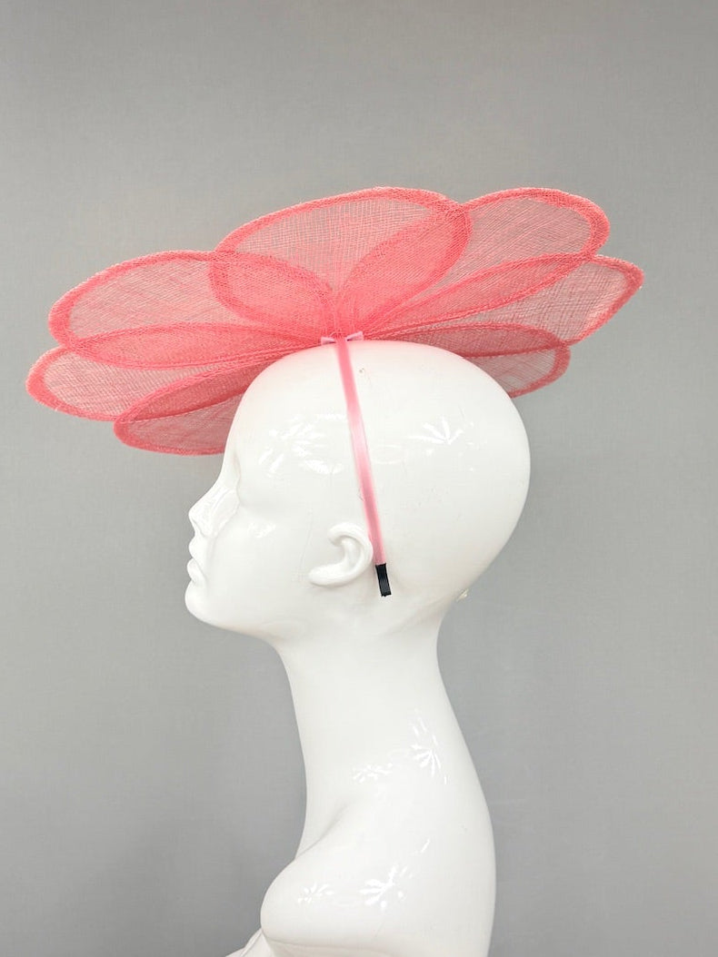 Kentucky Derby Fascinator Hat | Pink Flower Derby Hat | Derbyologie