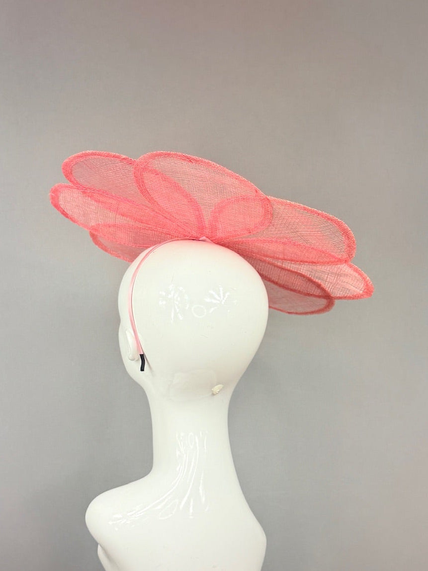 Kentucky Derby Fascinator Hat | Pink Flower Derby Hat | Derbyologie