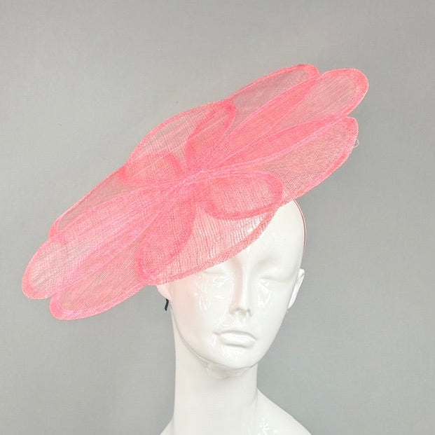 Kentucky Derby Fascinator Hat | Pink Flower Derby Hat | Derbyologie