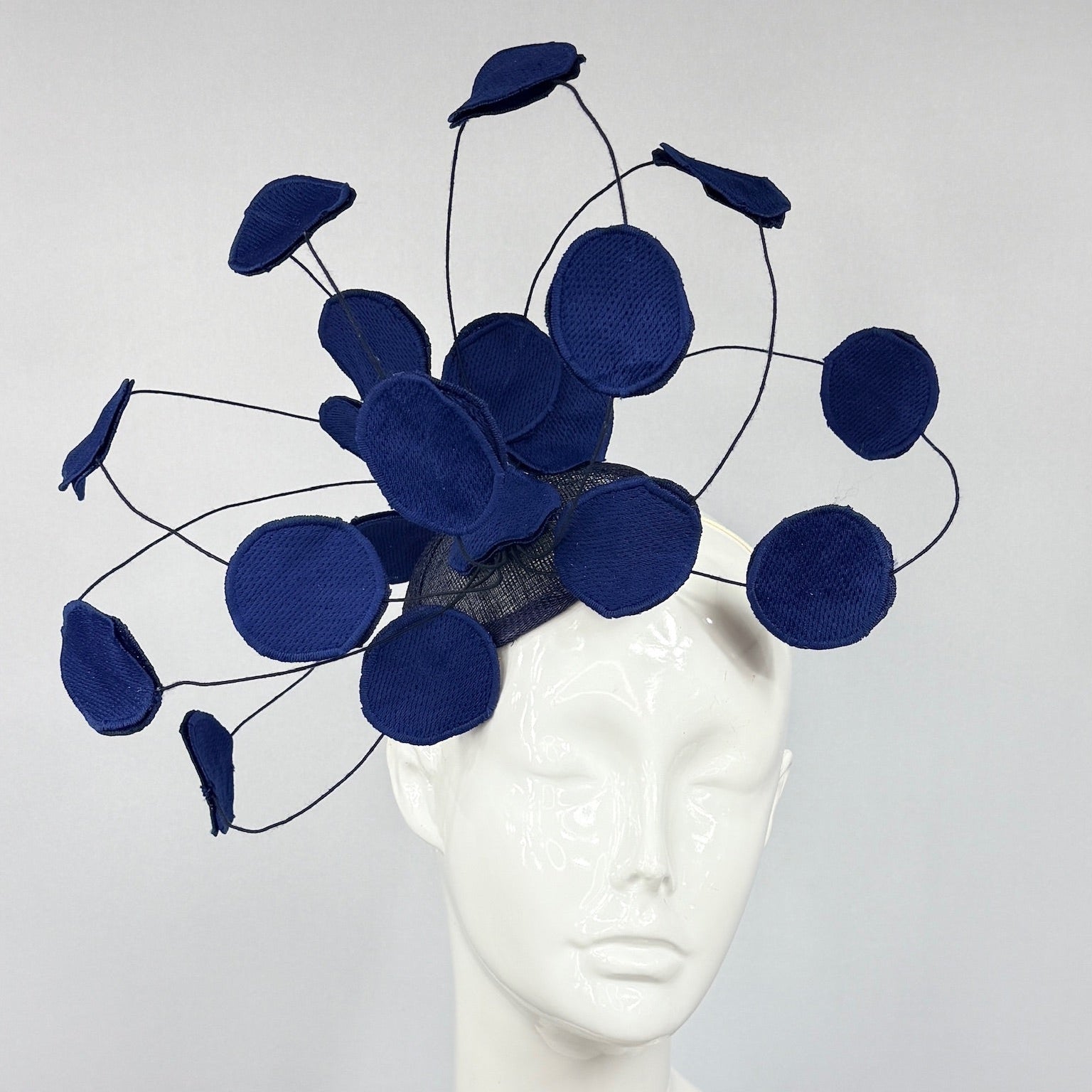 Kentucky Derby Fascinator Hat | Navy Derby Hat | Derbyologie
