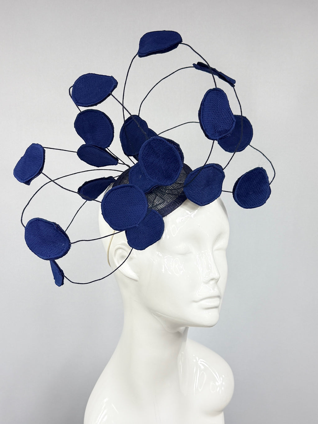 Kentucky Derby Fascinator Hat | Navy Derby Hat | Derbyologie