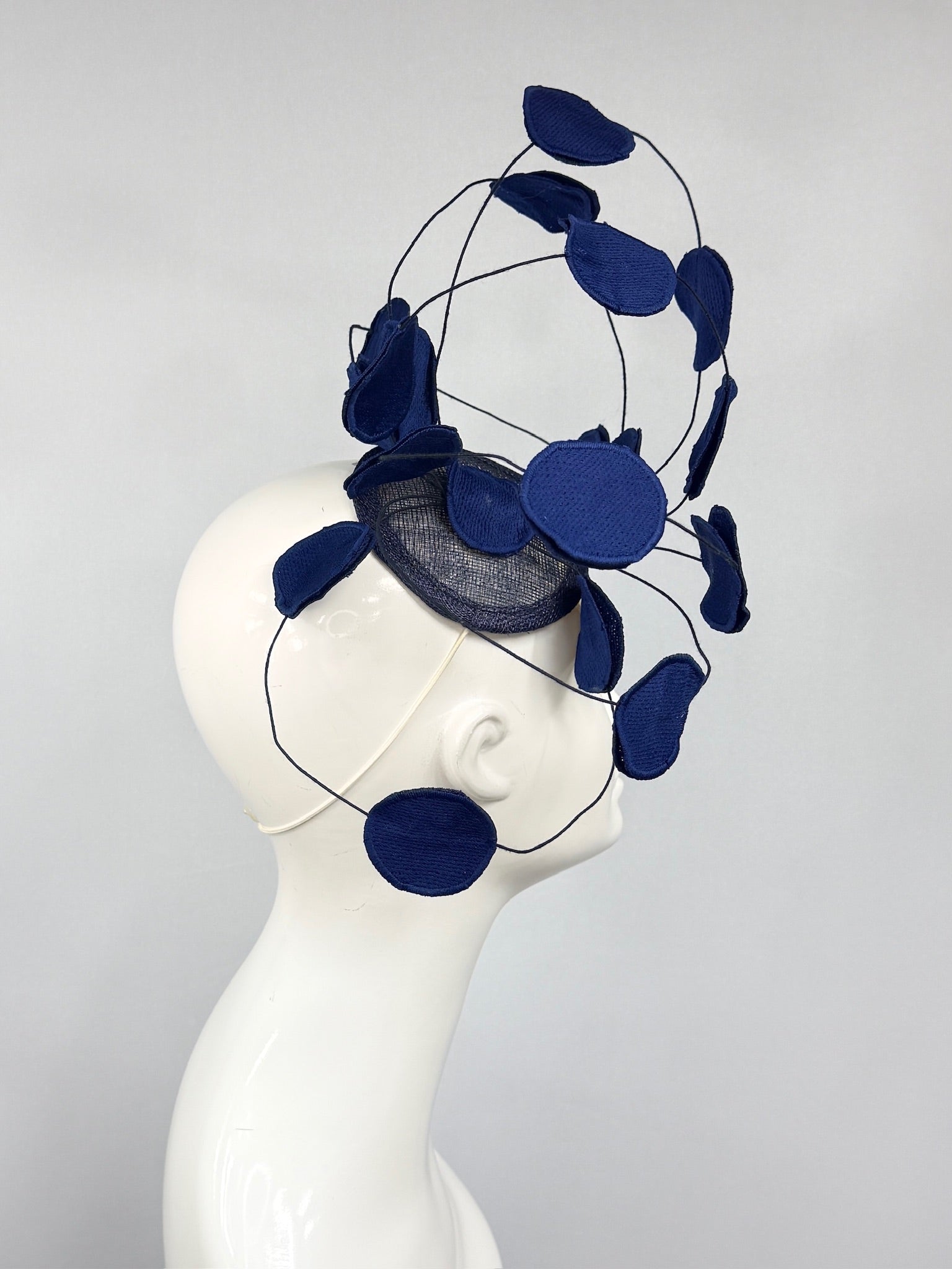 Kentucky Derby Fascinator Hat | Navy Derby Hat | Derbyologie