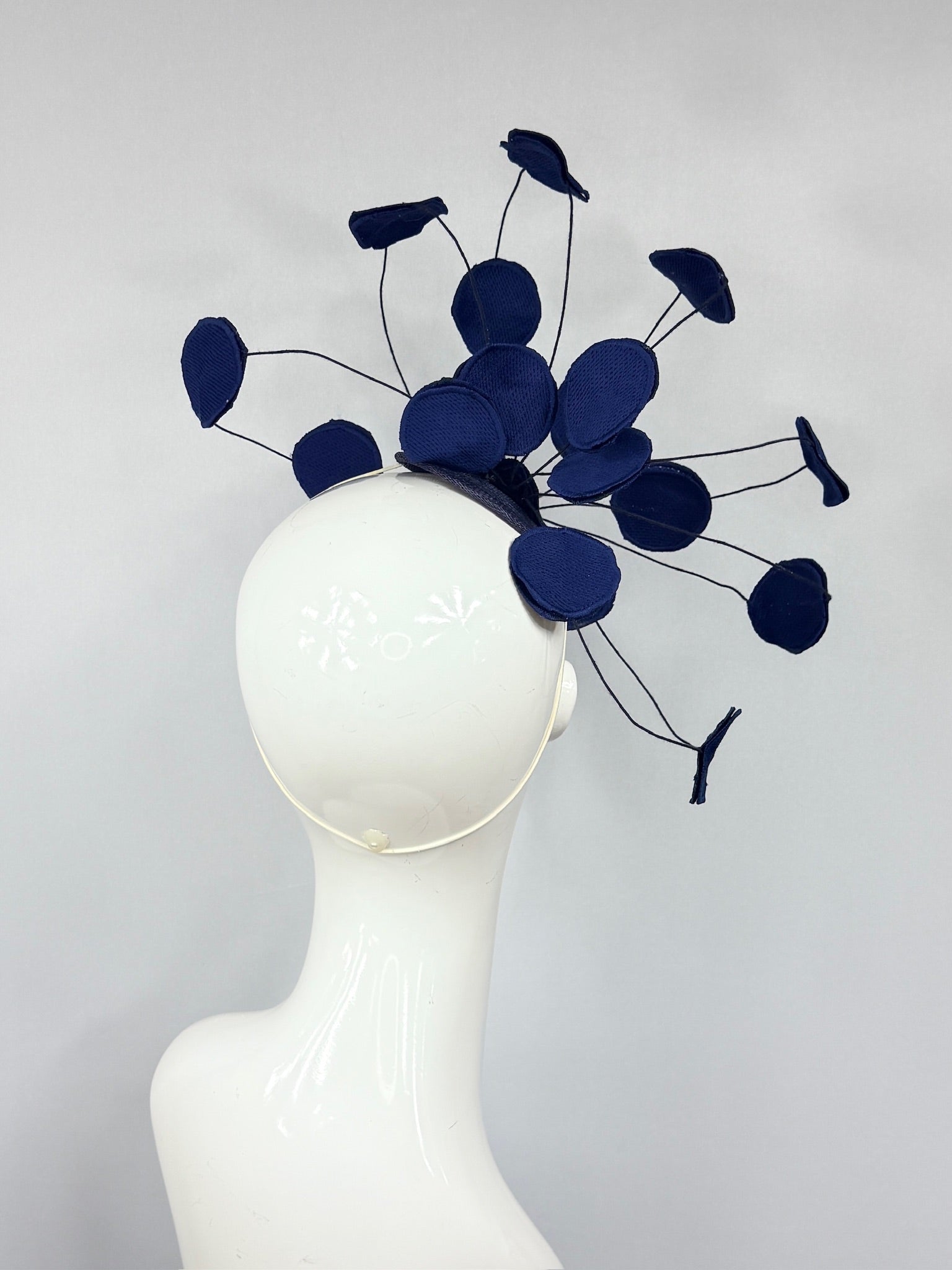 Kentucky Derby Fascinator Hat | Navy Derby Hat | Derbyologie