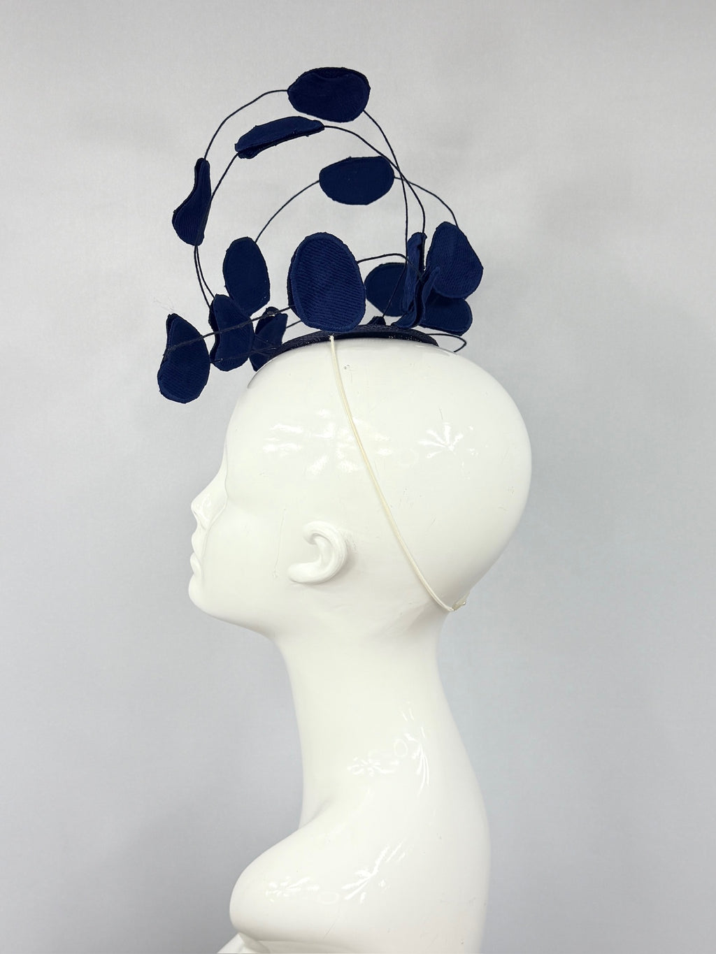 Kentucky Derby Fascinator Hat | Navy Derby Hat | Derbyologie