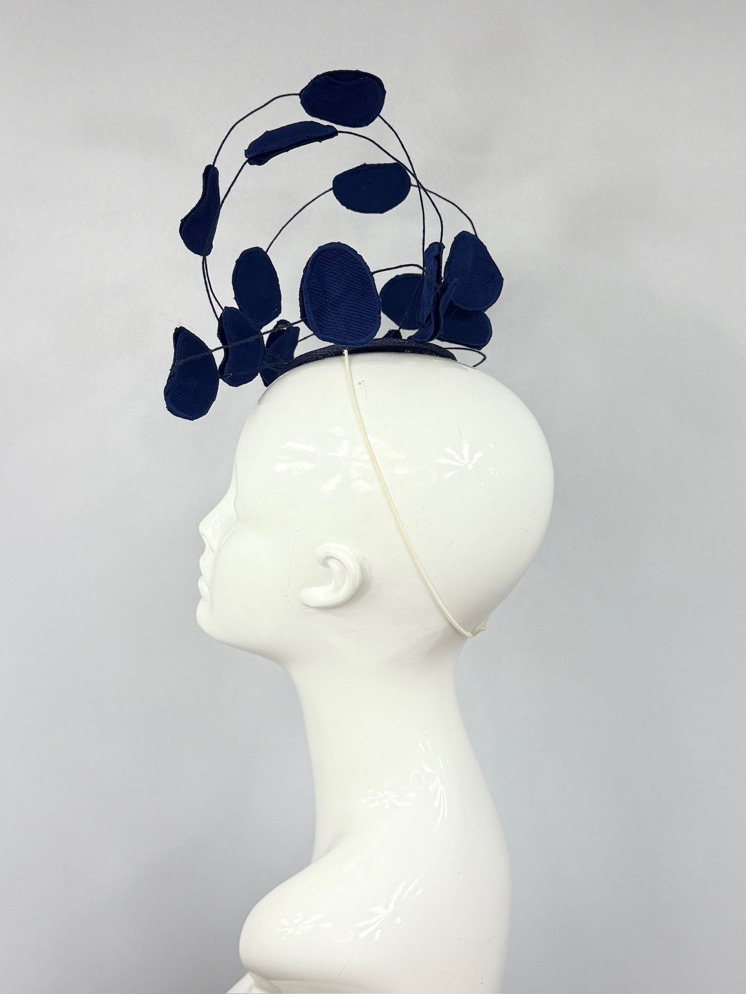 Kentucky Derby Fascinator Hat | Navy Derby Hat | Derbyologie