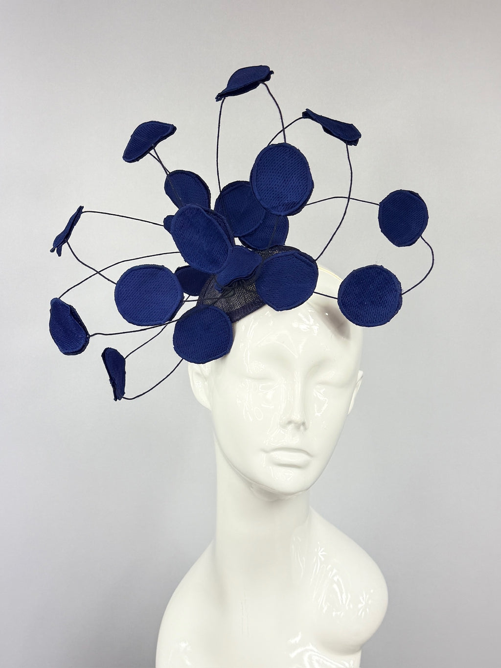 Kentucky Derby Fascinator Hat | Navy Derby Hat | Derbyologie