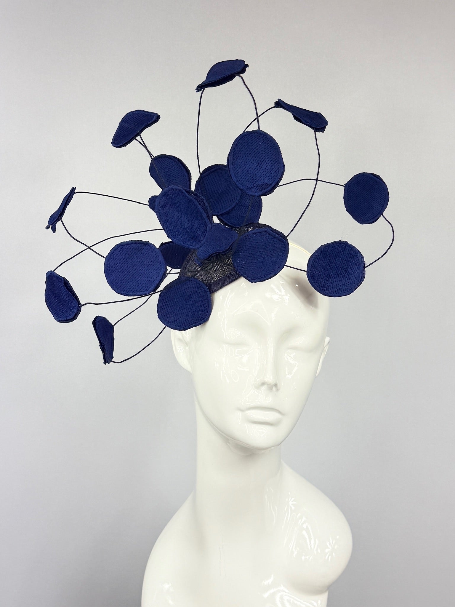 Kentucky Derby Fascinator Hat | Navy Derby Hat | Derbyologie