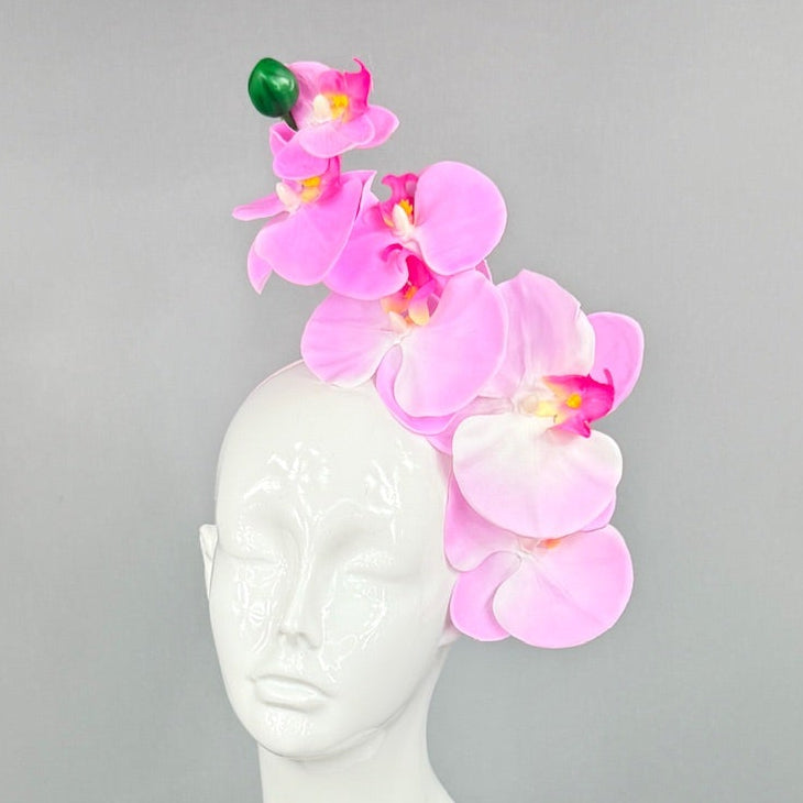 Kentucky Derby Fascinator Hat | Pink, White, and Green Headpiece | Derbyologie